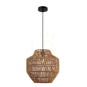 Pendellampa Zambelis E27 Beige Papierrep 40 cm small 1