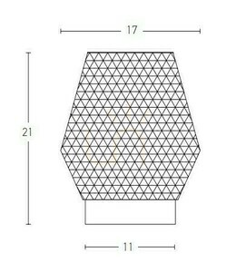 Bordslampa E27 MAX 40W Glas Cognac &amp; Mässing ON OFF Switch ZAMBELIS small 2
