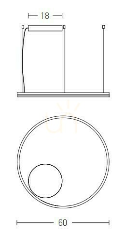 Utsikt 42W LED-pendellampa 42W 3000k Aluminium & Akryl Dimbar Down Light Vit ZAMBELIS 42W LED-pendellampa 42W 3000k Aluminium & Akryl Dimbar Down Light Vit ZAMBELIS