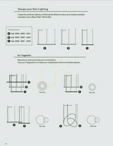 84W LED-pendellampa 84W 3000k Aluminium &amp; Akryl 3000k Dimbar Down Light Svart ZAMBELIS small 4