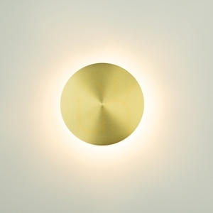 Vägglampa Zambelis LED 3000K 6W borstad mässing vit opal small 2