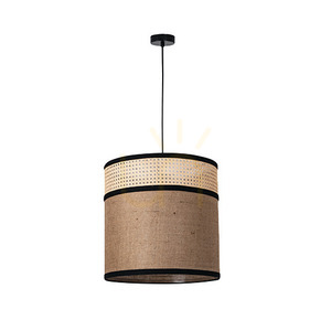Pendel Zambelis juteväv beige E27 40 cm small 1