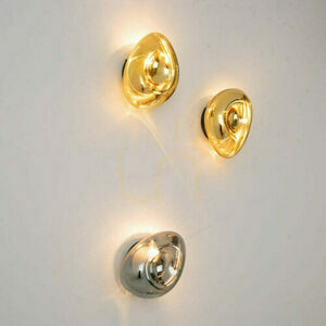 Zambelis 22048 vägglampa sandsvart och krom 1×E14 LED max. 8 W small 0