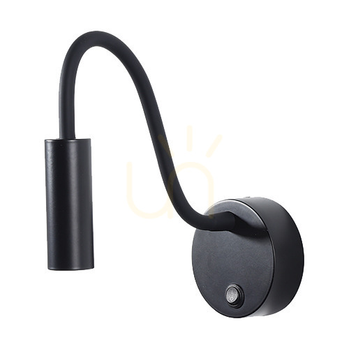 Utsikt LED-vägglampa 3W 3000k Bläck Matt ZAMBELIS LED-vägglampa 3W 3000k Bläck Matt ZAMBELIS