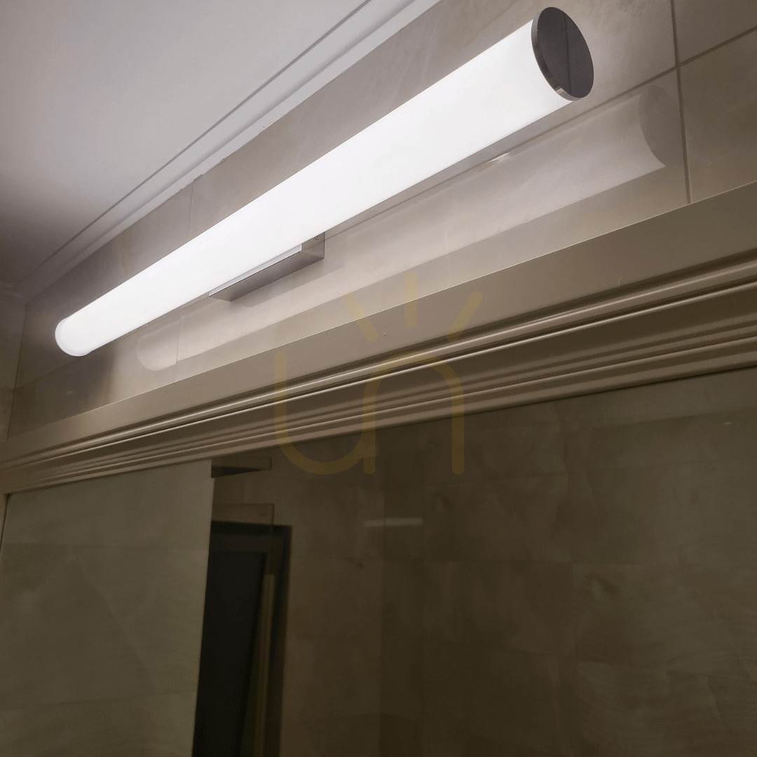 Kontrollera Vägglampa Zambelis LED 15W 3000K krom IP44 60 cm Vägglampa Zambelis LED 15W 3000K krom IP44 60 cm