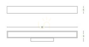 Vägglampa Zambelis LED 15W 3000K Svart Matt IP44 Aluminium 2 Vägglampa Zambelis LED 15W 3000K Svart Matt IP44 Aluminium small 2