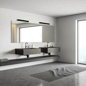 Vägglampa Zambelis LED 15W 3000K Svart Matt IP44 Aluminium 0 Vägglampa Zambelis LED 15W 3000K Svart Matt IP44 Aluminium small 0