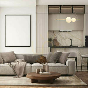 Pendellampa Zambelis LED 11W 3000K guld matt opalglas small 0