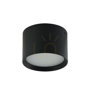 Plafond Zambelis LED 8W 3000K svart aluminium 11 cm small 1