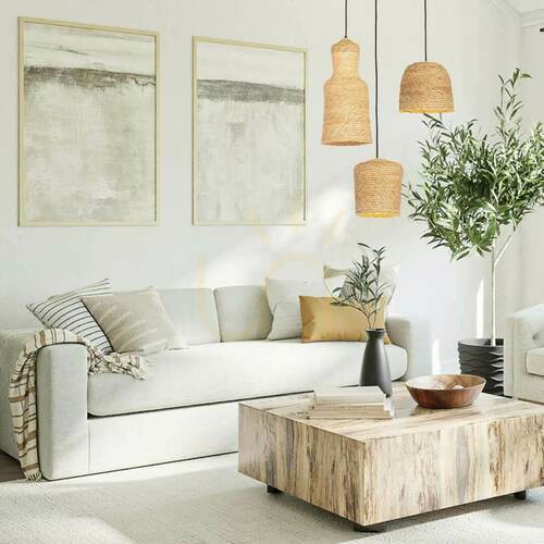 Kontrollera Pendellampa Zambelis svart flätat vete E27 18 cm