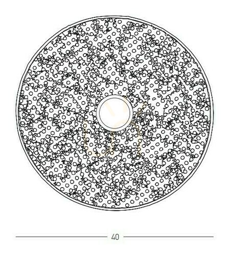 Kontrollera Zambelis Bush vägglampa svart/natur metall E27 ⌀40 cm