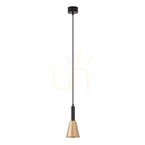 Kontrollera Pendellampa LED 7W Zambelis Sandig svart-guld 3000K, metall