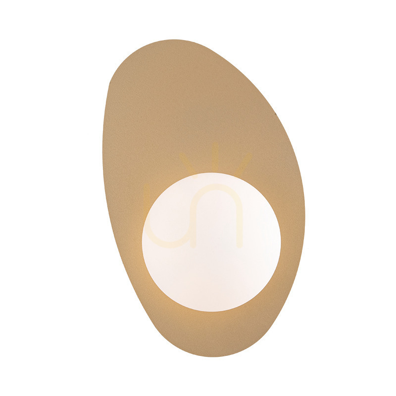 Kontrollera Vägglampa Zambelis 1xE27 guld metall opalglas 30x50 cm Vägglampa Zambelis 1xE27 guld metall opalglas 30x50 cm
