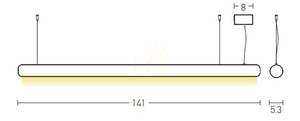 Pendellampa LED 45W brons Zambelis 3000K 2 Pendellampa LED 45W brons Zambelis 3000K small 2
