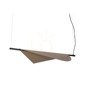 Pendellampa LED 18W Zambelis sandig svart brons 3000K 120 cm small 1