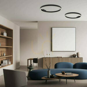 Plafond Zambelis LED dimbar svart matt 60 cm 37W 3000K small 0