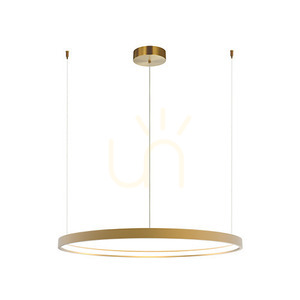Zambelis Pendel LED-lampa Guld matt 28W 3000K Ø60 cm Aluminium 1 Zambelis Pendel LED-lampa Guld matt 28W 3000K Ø60 cm Aluminium small 1