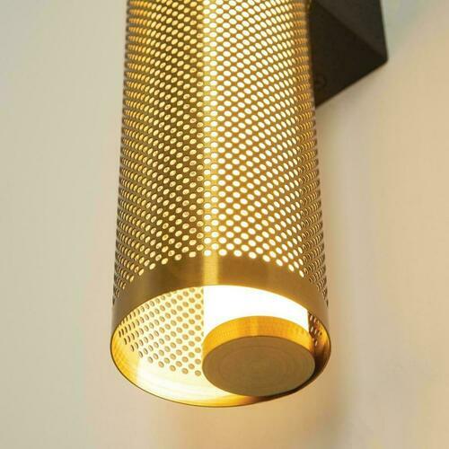 Kontrollera Vägglampa Zambelis LED svart mässing 11W 3000K