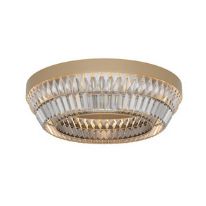 Plafond Zambelis LED 38W 3000K antik mässing kristall Ø60 cm small 1