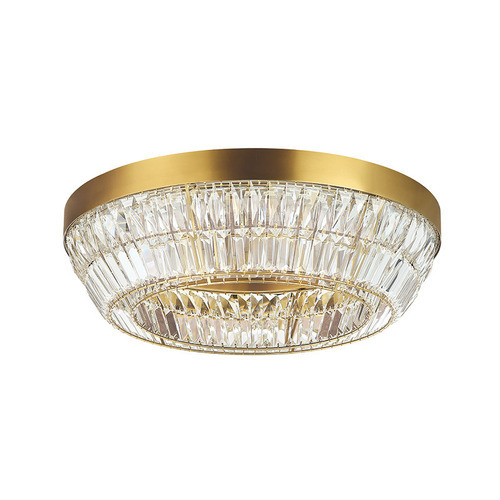 Kontrollera Plafond Zambelis LED 38W 3000K antik mässing kristall Ø60 cm
