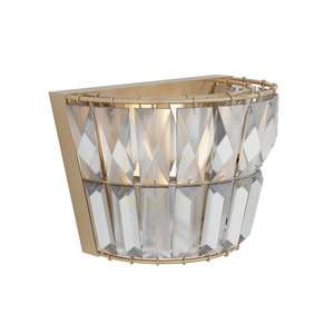 Vägglampa Zambelis G9 Antik Mässing Metall Kristall 1L 20 cm small 1
