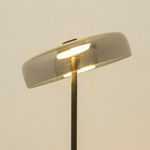 Golv LED-lampa 15W 3000k Metallglas Svart ZAMBELIS 2 Golv LED-lampa 15W 3000k Metallglas Svart ZAMBELIS small 2