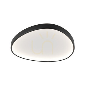 Zambelis LED-plafond svart matt 39W 3000K 80 cm small 1