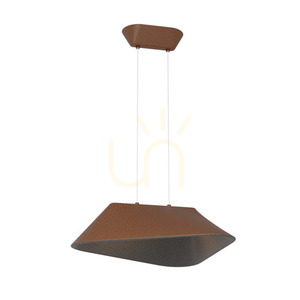 Pendellampa Zambelis LED 8W 3000K brungrå akustikpanel 55 cm small 1