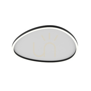 Plafond Zambelis LED svart 58W 3000K dimbar 78 cm small 1