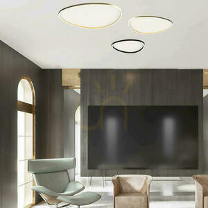 Plafond Zambelis LED 58W 3000K Guld Matt 78 cm small 0