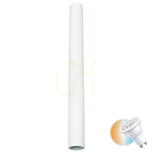 Kontrollera Takspot 1xgu10 aluminium vit ZAMBELIS