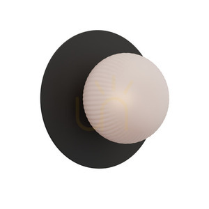 Vägglampa Zambelis G9 svart gips 21 cm small 1