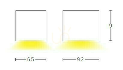 Kontrollera Vit Zambelis E150 utomhusvägglampa 1×GU10 max. 15 W IP54 9,2 cm