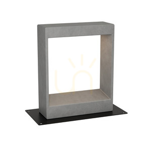 Pollarlampa för utomhusbruk LED 8W Betong ZAMBELIS small 1