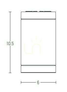 Kontrollera Taklampa utomhus Zambelis GU10 svart IP54 aluminium