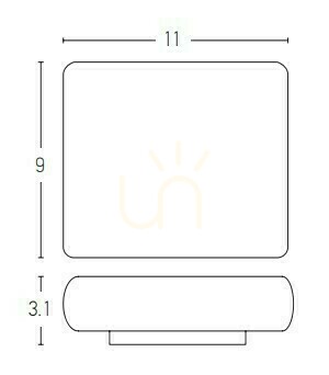 Kontrollera Vägglampa utomhus LED 6W Grafit Zambelis IP65 3000K