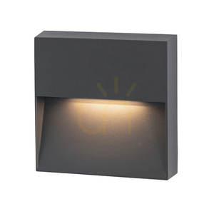 Steglampa för vägg utomhus LED 6W Graphite ZAMBELIS small 2