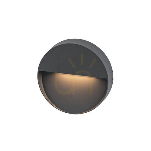 Kontrollera Steglampa för vägg utomhus LED 6W Graphite ZAMBELIS