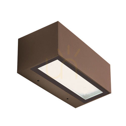 Kontrollera Vägglampa för utomhusbruk LED 26W Mörkbrun ZAMBELIS