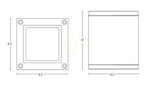Kontrollera Taklampa för utomhusbruk Xgu10 Graphite ZAMBELIS