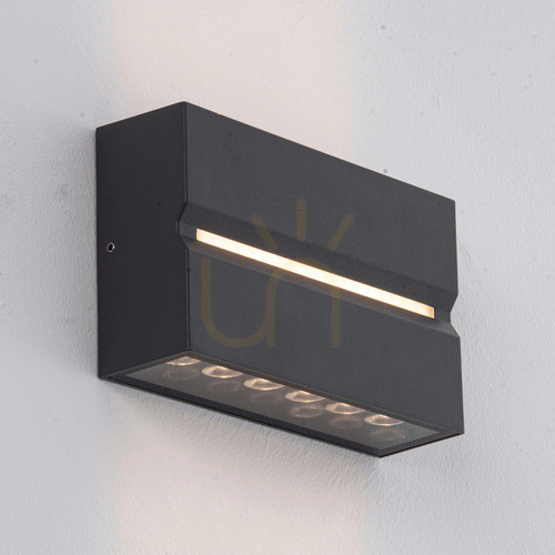 Kontrollera Vägglampa för utomhusbruk LED 15W Grafit Zambelis IP54