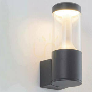 Vägglampa utomhus LED 10W grafit Zambelis IP54 3000K small 3