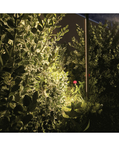 Zambelis E280 LED-trädgårdslampa med markspett 15W 100 cm mörkbrun small 3