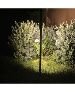 Zambelis E280 LED-trädgårdslampa med markspett 15W 100 cm mörkbrun small 5