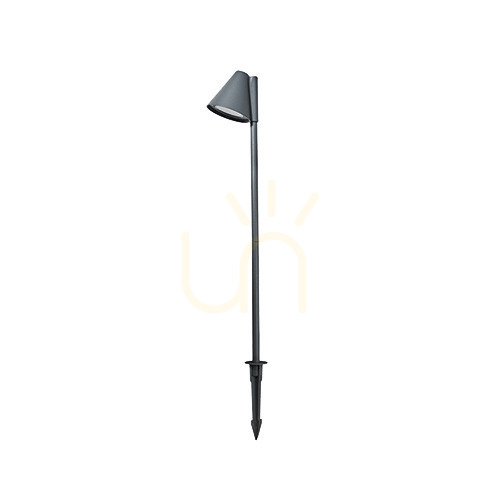 Kontrollera Spiklampa för utomhusbruk 1xgu10 grafit ZAMBELIS