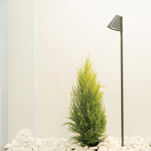 Kontrollera Trädgårdslampa med jordspett E282 100 cm 1xGU10 grafit ZAMBELIS