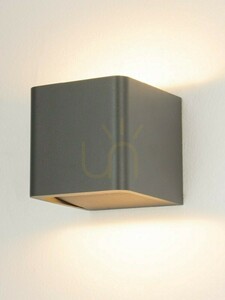 Zambelis E352 grafitgrå LED-vägglampa för utomhusbruk 13 W 3000 K small 1