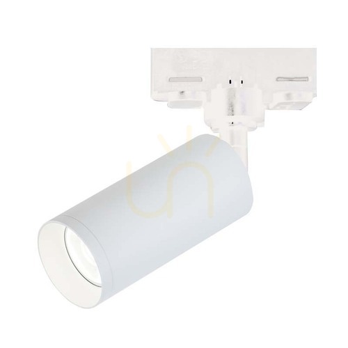 Kontrollera Spotlight för 3-fasskena ZAMBELIS S058-40 LED 9 W 3000 K 40° vit matt