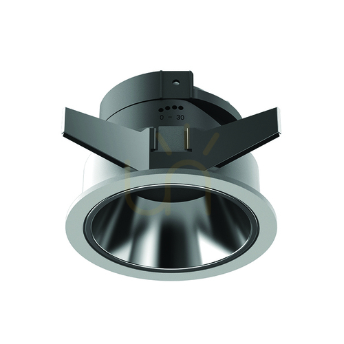 Kontrollera Downlight Spot 1xgu10 Sandy Vit - Svart Krom ZAMBELIS