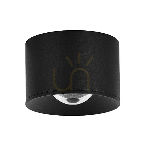 Kontrollera Takspot LED 12W Svart ZAMBELIS